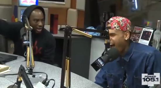 CHRIS BROWN HITS UP THE BREAKFAST CLUB TALKS BEING THE INDUSTRY BAD BOY